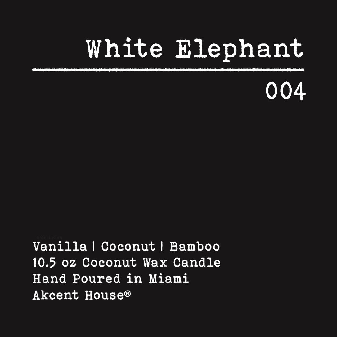 White Elephant Candle